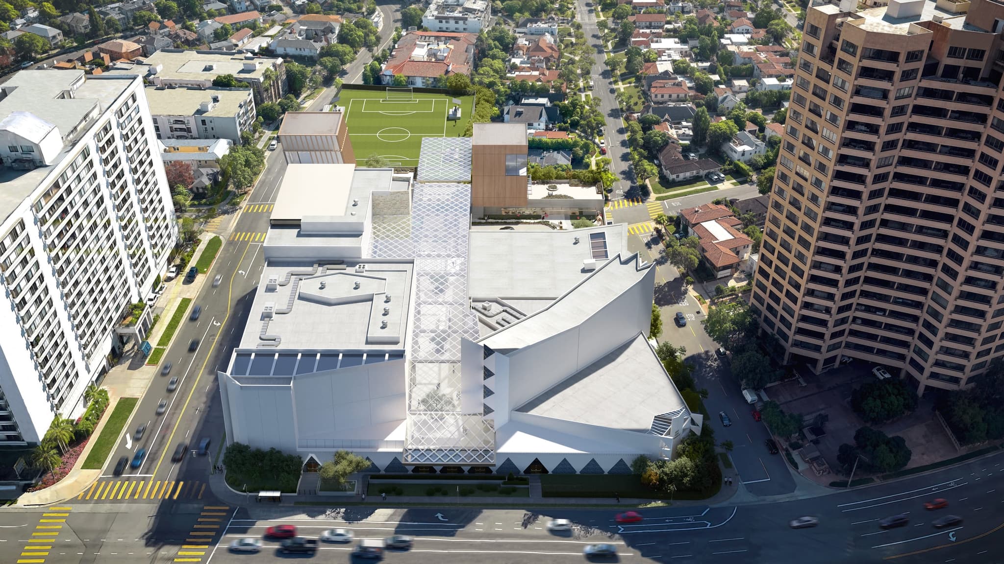 Sinai Temple — vista del proyecto 03